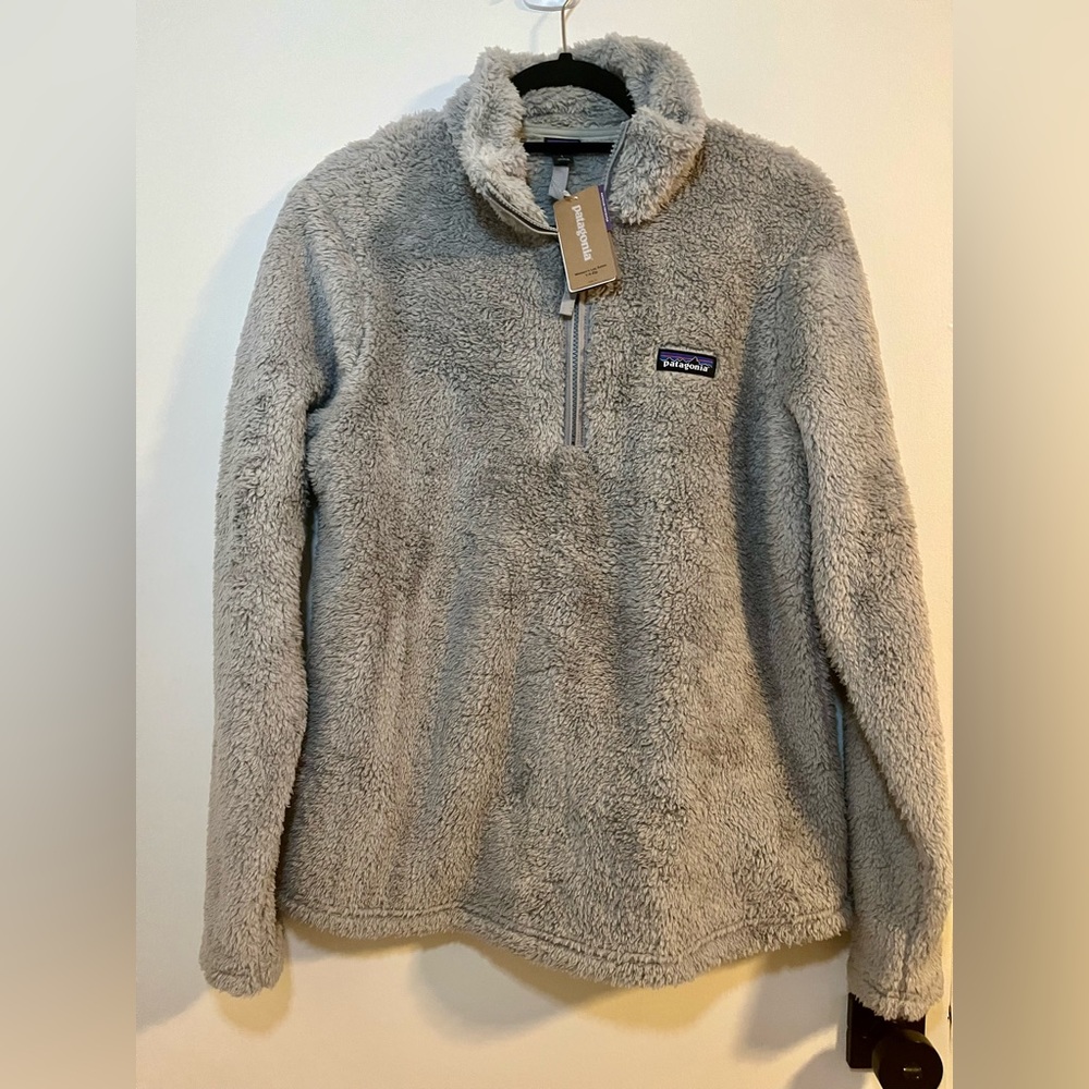 Patagonia Women's Los Gatos Fleece 1/4-Zip - Large, Grey